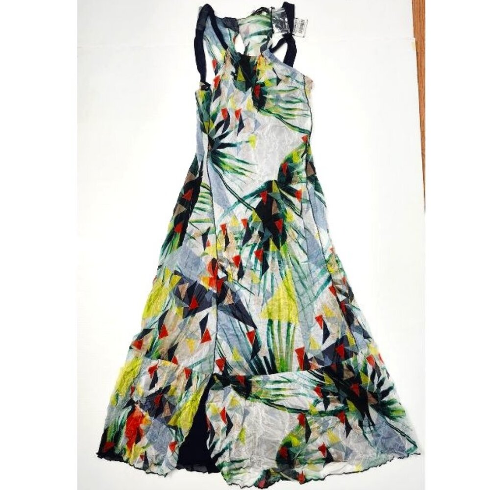 Mado Women's Multicoloured Floral Sleeveless Maxi Dress Size 0 & 2